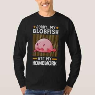 Blobfish Ate meiner Hausaufgaben Meme Ugly Blob Fi T-Shirt