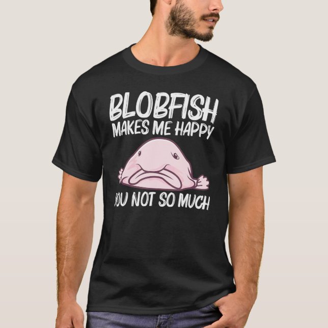 Blobfish For Men Women Deep Sea Fish Zoo Animal T-Shirt (Vorderseite)