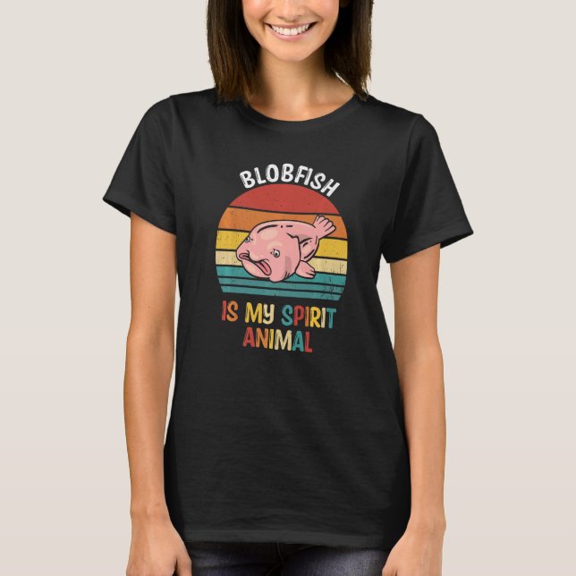 Blobfish ist mein Geist, der aus Tierfressern best T-Shirt (Vorderseite)