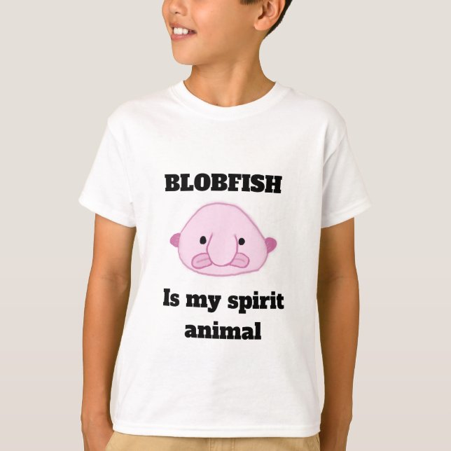 Blobfish ist mein Geisttier T-Shirt (Vorderseite)