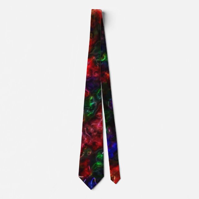 Blobular Rainbow Krawatte (Vorderseite)