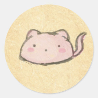 blobuneko runder aufkleber