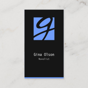 Bloc Carte de visite romancier