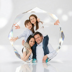 Bloc de l'octagon photo familiale