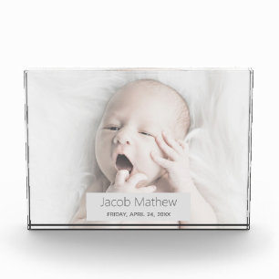 Bloc de mémoire photo personnalisée pour bébé