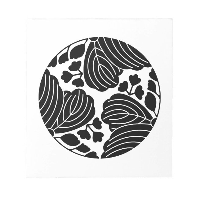 BLOC-NOTE 三 つ 割 り 五 三 桐 (Devant)