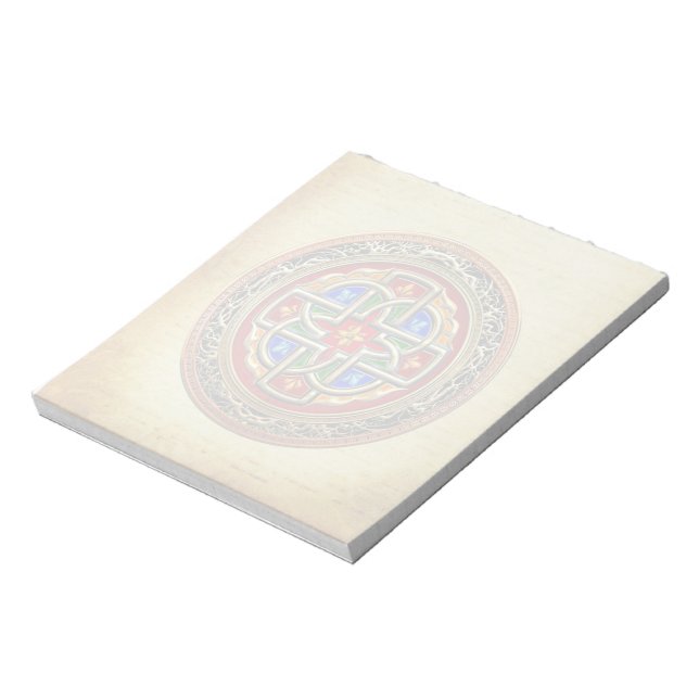 Bloc-note [100] Croix celtique [Or+Émail] (Tourné)