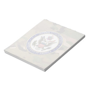 Bloc-note [100] Emblème du système DAS (Defense Attaché Syst