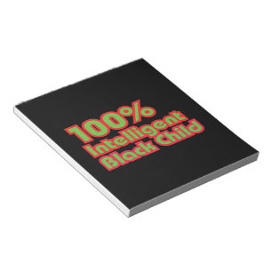 Bloc-note 100% Enfant noir intelligent
