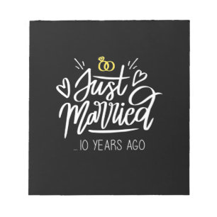Bloc-note 10e anniversaire du Mariage
