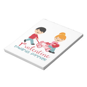 Bloc-note 1re Saint Valentin Ensemble