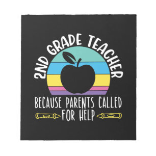 Bloc-note 2nd Grade Teacher Shirts I Love My Second Graders
