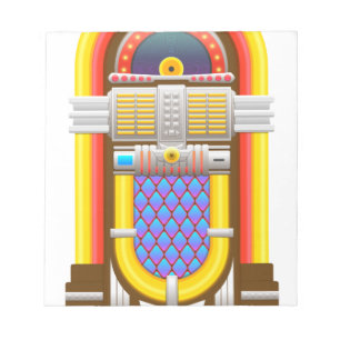 Bloc-note 50s old fashioned jukebox