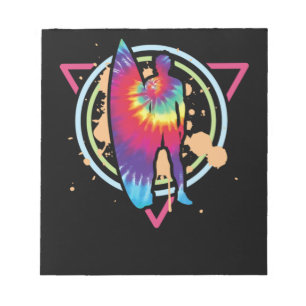 Bloc-note 92.Surfing Surfertie Dyévaporwave Surfer Ti