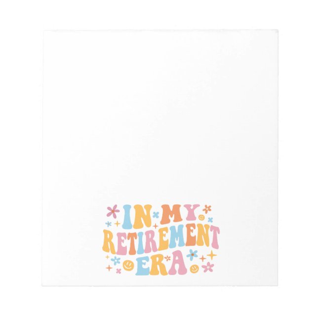 Bloc-note A L'Ère De La Retraite I (Devant)