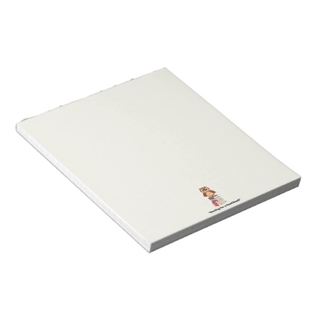 Bloc-note "Abri pour une bonne lecture !" Référencement (Incliné)