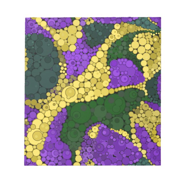 Bloc-note Abstract polka (Devant)