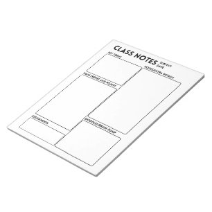 Bloc-note ADHD Note Taking 