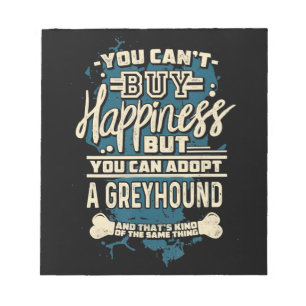 Bloc-note Adopter Un T-shirt Greyhound Secourir Chemise Chie