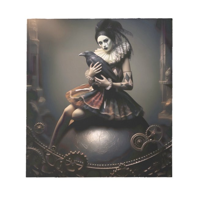 Bloc-note Affiche de fantasy gothique (Devant)
