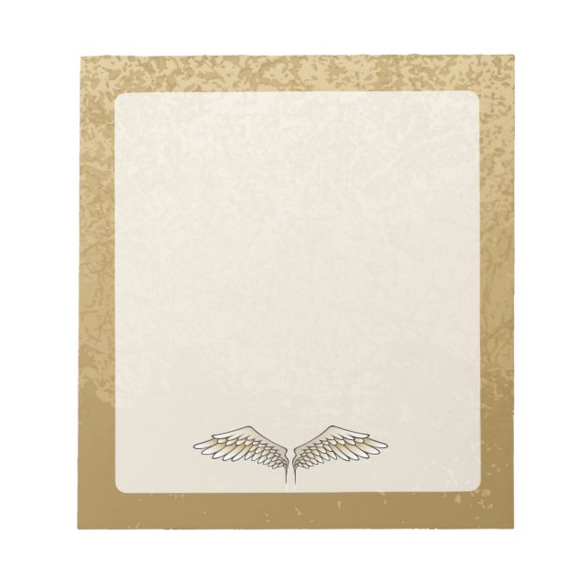 Bloc-note Ailes beige (Devant)