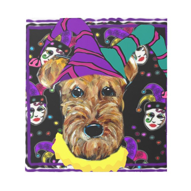 BLOC-NOTE AIRDALE TERRIER (Devant)