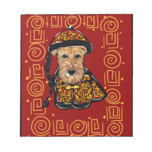 Bloc-note Airedale Terrier Année du Chien