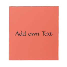 Bloc-note Ajouter son propre texte imprimé Arrière - plan ro