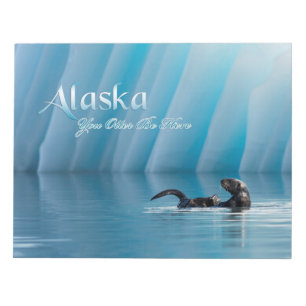 Bloc-note Alaska-You Otter Soyez ici