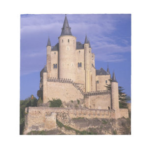Bloc-note Alcazar, Ségovie, Castille-et-León, Espagne, Unesc