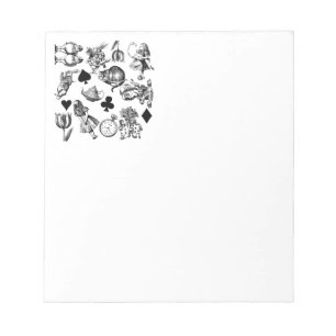 Bloc-note Alice White Rabbit Wonderland Classic