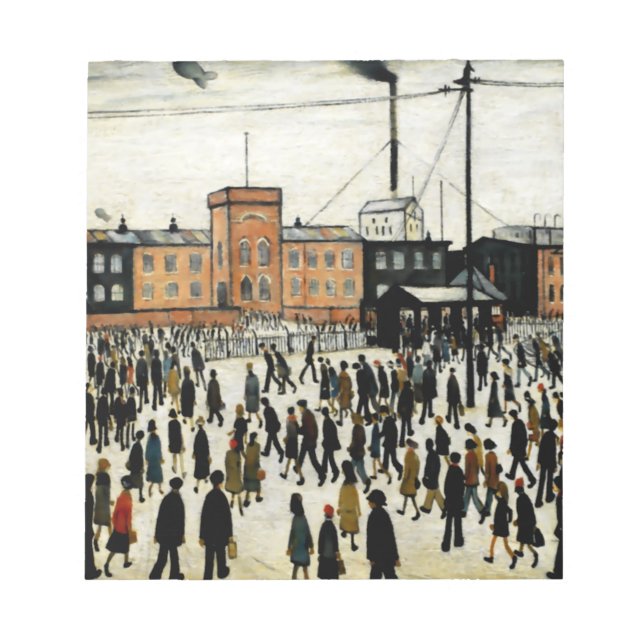 Bloc-note Aller Au Travail L.S Lowry (Devant)