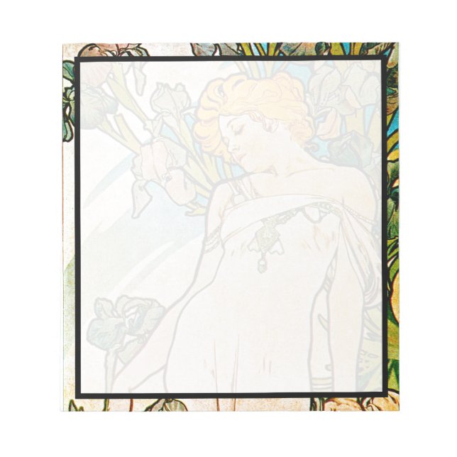 Bloc-note Alphonse Mucha - Iris WB (Devant)