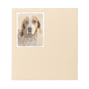 Bloc-note American English Conhound Paining - Art original