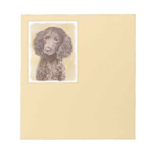 Bloc-note American Water Spaniel Peinture - Original Dog Art