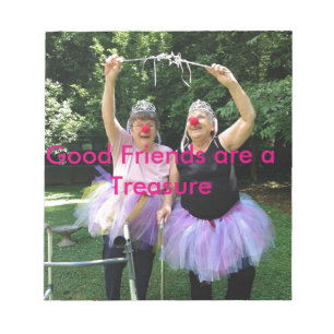 Bloc-note Amis + Tutus = temps d'amusement