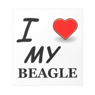 Bloc-note Amour beagle