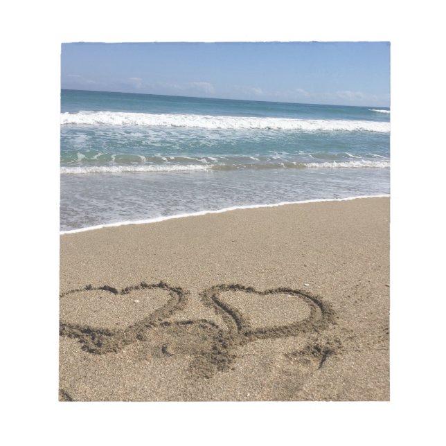 Bloc-note Amour de plage (Devant)
