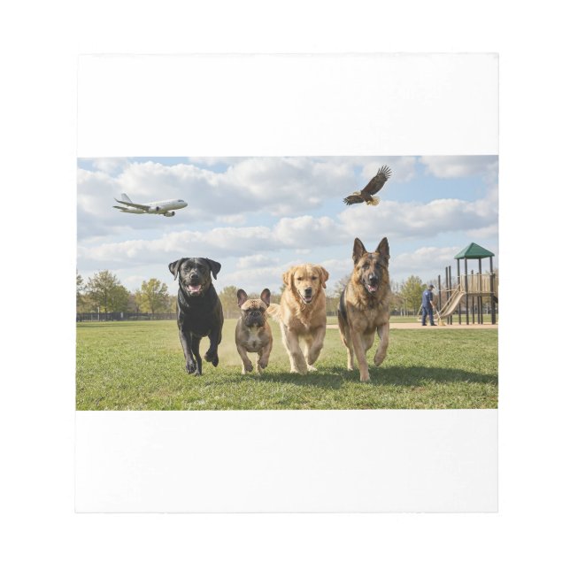 Bloc-note Amoureux des chiens (Devant)