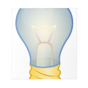 Bloc-note Ampoule électrique
