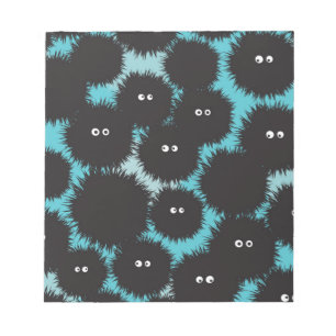 Bloc-note Amusant monstres noirs moelleux