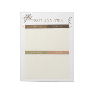 Bloc-note "Analyse SWOT personnelle pour la croissance