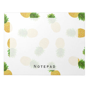 Bloc-note Ananas blanc