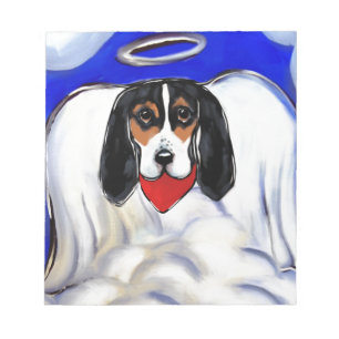Bloc-note Ange Basset Hound