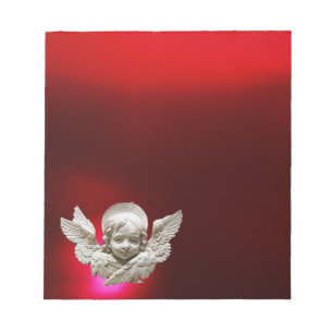 Bloc-note ANGE DE RENAISSANCE FLORENTINE, rouge
