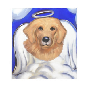 Bloc-note Ange Golden Retriever