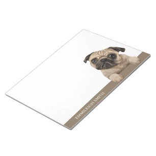 Bloc-note Animal de compagnie chiot Pug