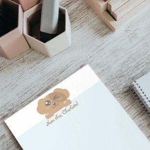 Bloc-note Animal Kawaii personnalisé - Chien