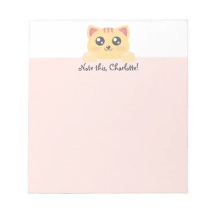 Bloc-note Animal Kawaii personnalisé - Kitten