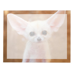 Bloc-note Animaux de bébés cutest Fennec Fox